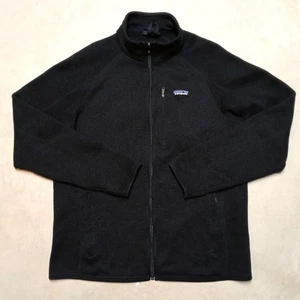 Patagonia Better Sweater Black Fleece Full Zip Hiking Gorpcore Jacket Mens Large - Picture 1 of 9