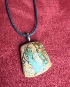 Variscite Pendant Necklace - Picture 1 of 4