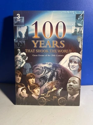 100 Years That Shook the World (3-DVD set) Full Frame….….BRAND NEW & SEALED! Foto 1 de 2