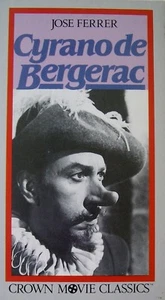 CYRANO DE BERGERAC 1950 (VHS, B/W) JOSE FERRER , MALA POWERS, WILLIAM PRINCE - Picture 1 of 2