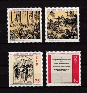 102274/ DDR 1971 – MI 1655-1658 – Pariser Kommune – postfrisch - Picture 1 of 1