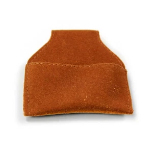 Genuine Suede BROWN Chalk Pouch With Belt Hook - For Snooker & Pool Players - Picture 1 of 2