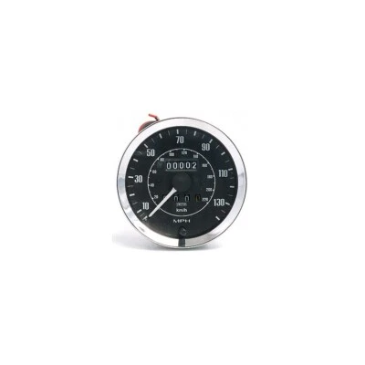 SMITHS CLASSIC 100MM SPEEDOMETER 0-140MPH MECHANICAL BLACK FAST POSTAGE - Image 1 of 2