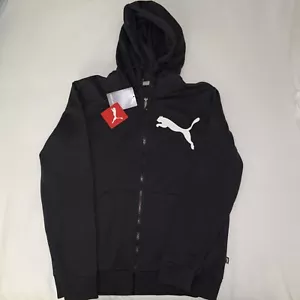 Puma Hoodie Adult Small Full Zip Big Cat Big Spell Out Logo Way 1 Hoodie MENS - Picture 1 of 5