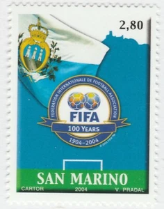 San Marino 2004 Centenary of FIFA MNH** Stamp A18P37F1002 - Picture 1 of 1