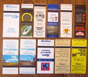 SWIFT CURRENT, SASKATCHEWAN MATCHBOOK COVERS: LOT OF 11 EMPTY MATCHCOVERS -D - Picture 1 of 1