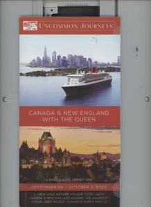 UNCOMMON JOURNEYS: CANADA & NEW ENGLAND WITH THE QUEEN /SEALED PAMPHLET /*RARE* - Foto 1 di 1