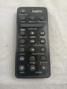 Genuine Sanyo Remote Control Unknown Model Tested Working Clean Unit - Picture 1 of 7