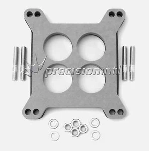 EDELBROCK 8723 CARBURETTOR SPACER 1/2" THICK 4-HOLE WOOD FIBRE UNIVERSAL FIT - Picture 1 of 1