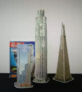 Puzz3D Torri in Scala Puzz su Scala Puzzle in Schiuma Bagliore al Buio COMPLETO - Foto 1 di 18