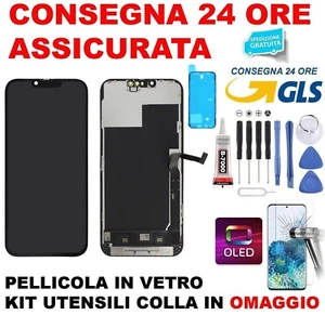 DISPLAY LCD APPLE IPHONE 13 PRO SOFT OLED SCHERMO TOUCH SCREEN PARI ORIGINALE - Imagen 1 de 2