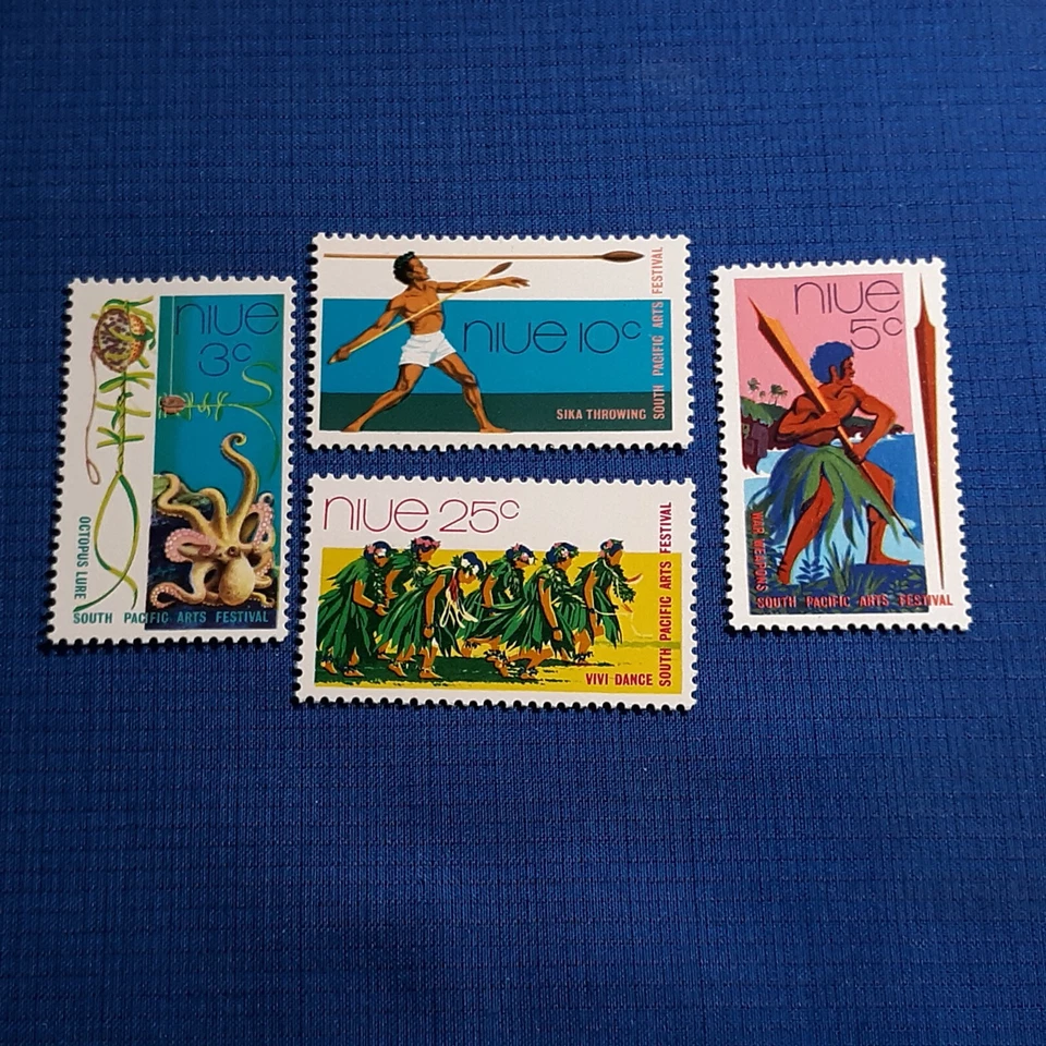 Sello Niue SC# 147-150 MNH emitido 1972 cv $ 1,00 A Foto 1 de 1