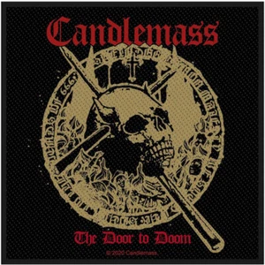CANDLEMASS THE DOOR TO DOOM WOVEN SEW ON PATCH OFFICIALLY LICENSED - Picture 1 of 7