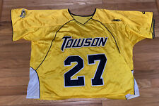 Towson Tigers #27 CAA AWD Game Used Worn Lacrosse Jersey