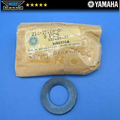 1 OEM YAMAHA TT XT SR 500 RD 250 350 400 CLUTCH SPRING BELLEVILLE 214-16119-00-0 - Image 1 of 3