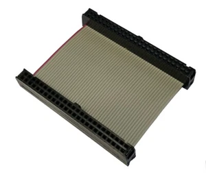 50-way SCSI Ribbon Cable 5 CM 2x connectors IDC50 NEW FROM AMIGA KIT 91274 - Picture 1 of 2