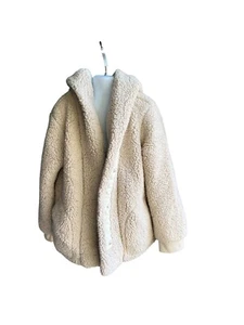 Cat and Jack Tan Hooded Warm Winter Jacket Sz S 6/7 - Picture 1 of 4