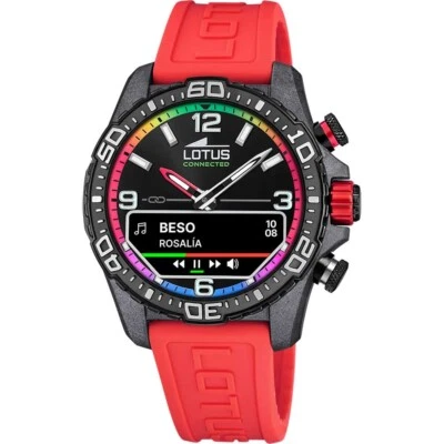 Reloj Lotus Connected D hombre 20000/6 correa silicona roja - Imagen 1 de 2
