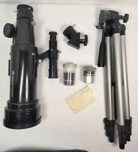 Celestron 21035 Portable 70mm Travel Scope Refractor - Black With Tripod - Picture 1 of 5