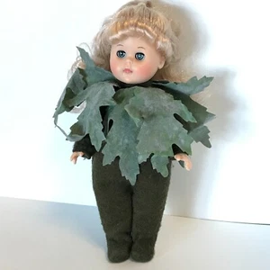 Vogue Ginny Doll 8" tall Dandelion Green Leaves Costume missing her hat - Picture 1 of 6