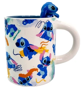 New Stitch Peek A Boo Figure Coffee Mug 4" Disney - Picture 1 of 9