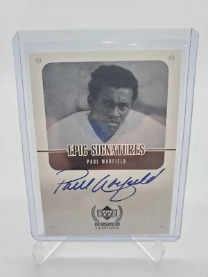 Paul Warfield AUTO 1999 Upper Deck Century Legends Epic Signatures #PW HOF - Image 1 of 2