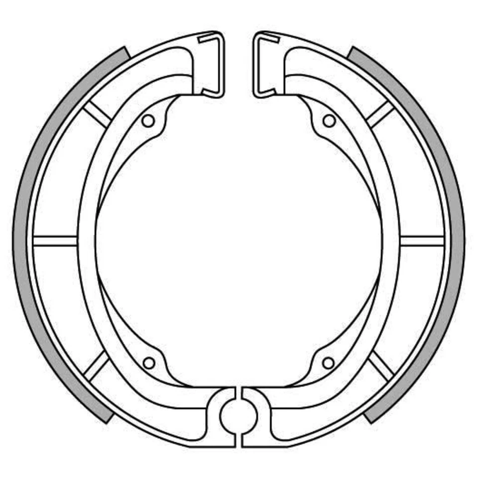Newfren Rear Brake Shoes for Kawasaki KL250 1977-1982 - Image 1 of 1