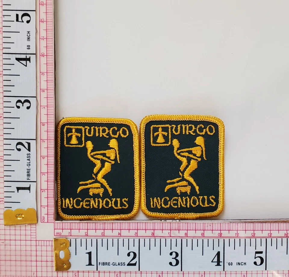Virgo Ingenious Erotic Sexual Astrological Zodiac Hat Jacket Vest Patches Crests - Image 1 of 1