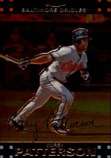 2007 Topps Chrome Baltimore Orioles Baseball Card #11 Corey Patterson