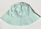 NEW Vintage Baby GAP Green Gingham Sun HAT Size 12-18-24 mo NWT
