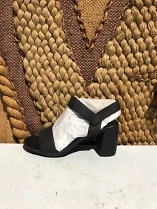 Sandalias de vestir NATURALIZER GenN Trace de cuero negro con correa al tobillo talla 7M de EE. UU. - Imagen 1 de 8