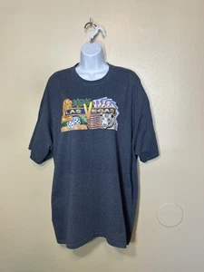 LeoRine SportsWare T-Shirt Las Vegas Logo 2XL Blue Grey (1118) - Picture 1 of 6