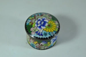 #10 Fine Antique Chinese Cloisonne Box Scholar Art - Picture 1 of 9
