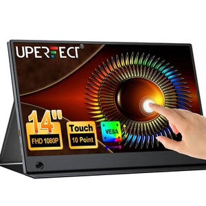 UPERFECT 14Zoll Touchscreen Monitor Portable Monitor Tragbarer Monitor 1920x1080 - Bild 1 von 7