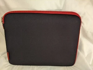 Belkin 15” Laptop Sleeve black/red neoprene padded case - Picture 1 of 19