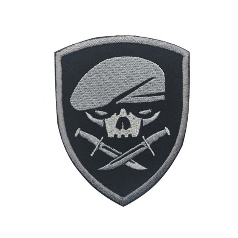 MEDAL OF HONOR MOH SPECIAL FORCES SKULL RANGER 75TH 3D ARMY BADGE HOOK PATCH *12 - Image 1 of 1