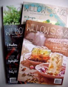 Lot of 4 Willow & Sage Homemade Bath & Body magazines 2017 2018 2019 - Picture 1 of 10