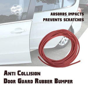 15FT 3M Backing Rubber Flexible Door Edge Guard Scratch Paint Protection - RED - Bild 1 von 3