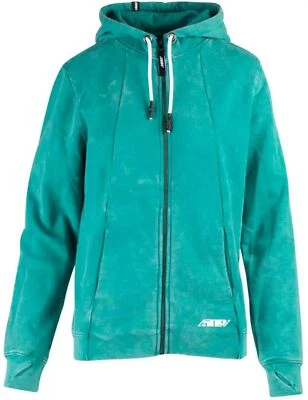 Sudadera con capucha 509 marco A para mujer con cremallera esmeralda Foto 1 de 3