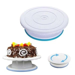 Porta Torta Piatto Girevole Alzata Rotante Torte Dolci Decorazione Cake Design - Foto 1 di 5