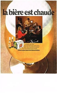 1970 ADVERTISEMENT BEER IS HOT - Picture 1 of 1