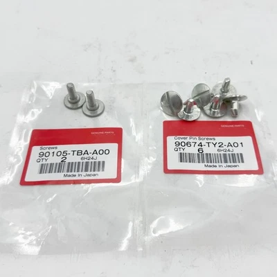 8pcs Engine Splash Shield Lower Cover Bolts 90105-TBA-A00 for Honda CR-V Civic - Image 1 of 4
