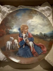 1986 Reco Collector's Plate Winds Of March Childhood Almanac Series Sandra Kucik - Picture 1 of 7