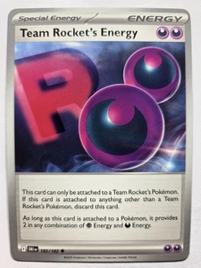 Team Rocket's Energy 182/182 DRI SV10: Destined Rivals Uncommon Normal NM Pokemo - Picture 1 of 2
