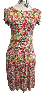 Abito floreale BODEN taglia 4 R US 8 R UK - Foto 1 di 16