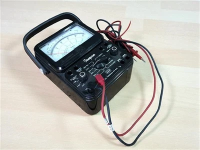 Simpson 260 Series 8 Multimeter, Volt Ohm Milliammeter, Leads/Probes, Vintage - Image 1 of 4