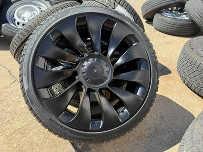 19" WHEELS FOR TESLA STYLED MODEL 3  SET OF 4 19x9.5 5x114.3 Pirelli Winter Tire - Изображение 1 из 4