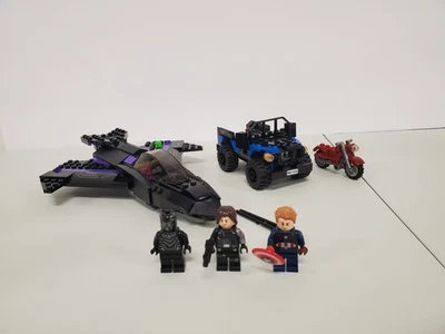 LEGO SUPER HEROES CAPITÁN AMÉRICA SET 76047 BLACK PANTHER PERSECUCIÓN - COMPLETO Foto 1 de 4