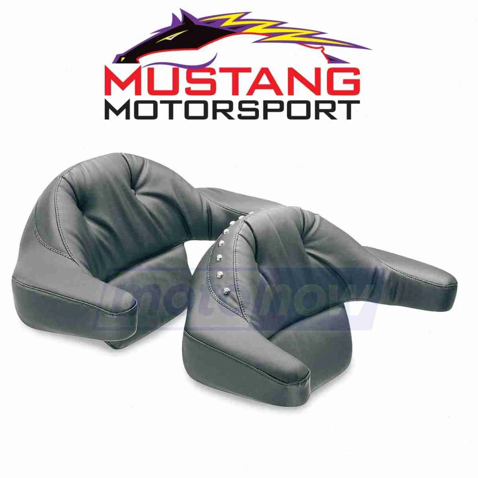 Mustang Extended Arm Wrap-Around Backrest for 1989-2011 Harley Davidson cu Foto 1 de 4