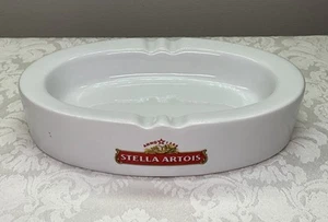 Vintage STELLA ARTOIS Beer Logo Large Ceramic Ashtray 9"L x 7"W - Picture 1 of 8